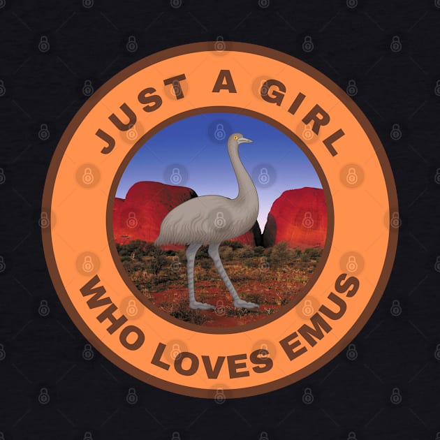 Just a girl who loves Emus by InspiredCreative